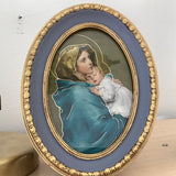 Gold Oval Framed Marian Prints