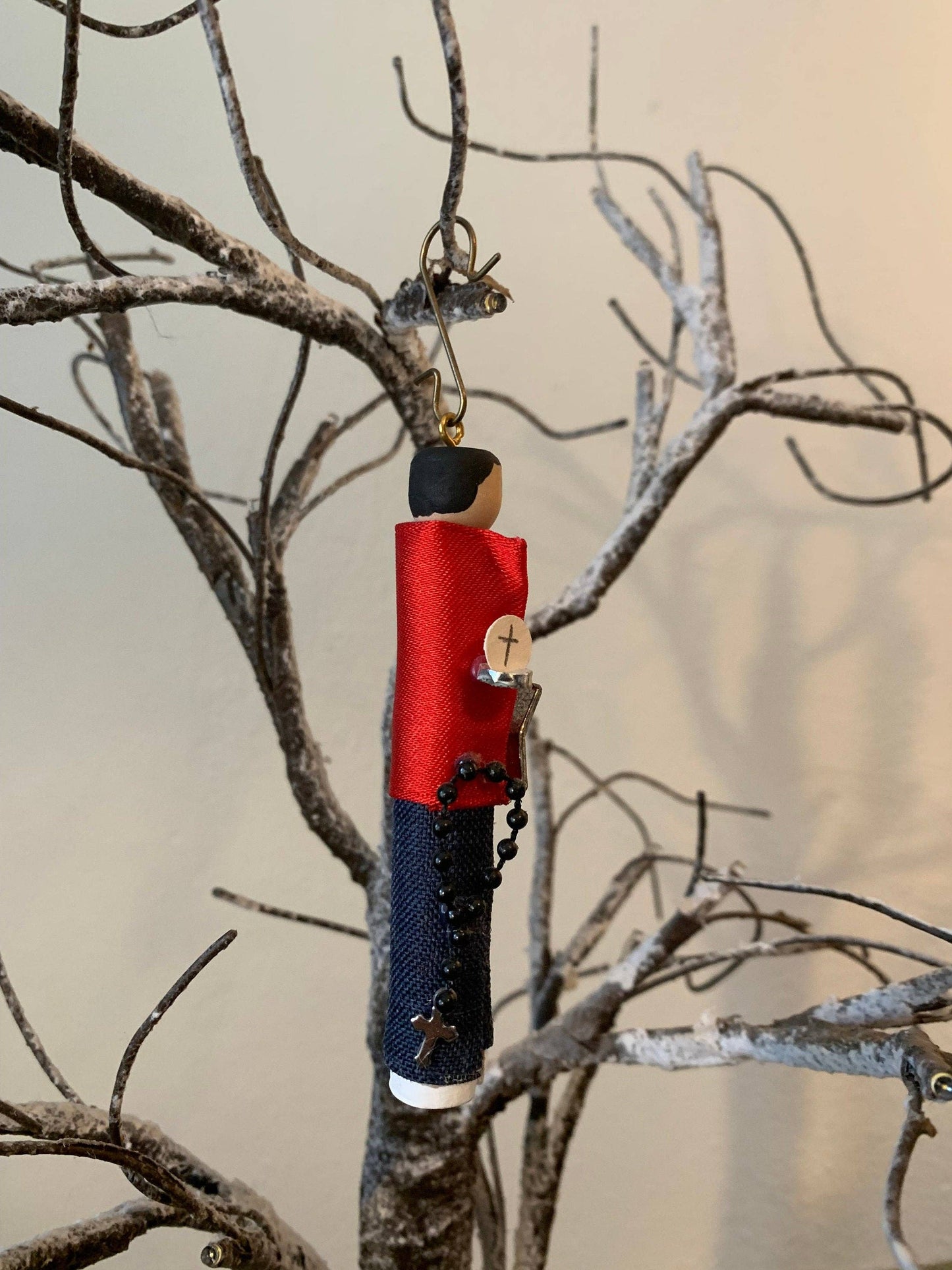 Our Saint Family - Blessed Carlo Acutis Wooden Doll Ornament