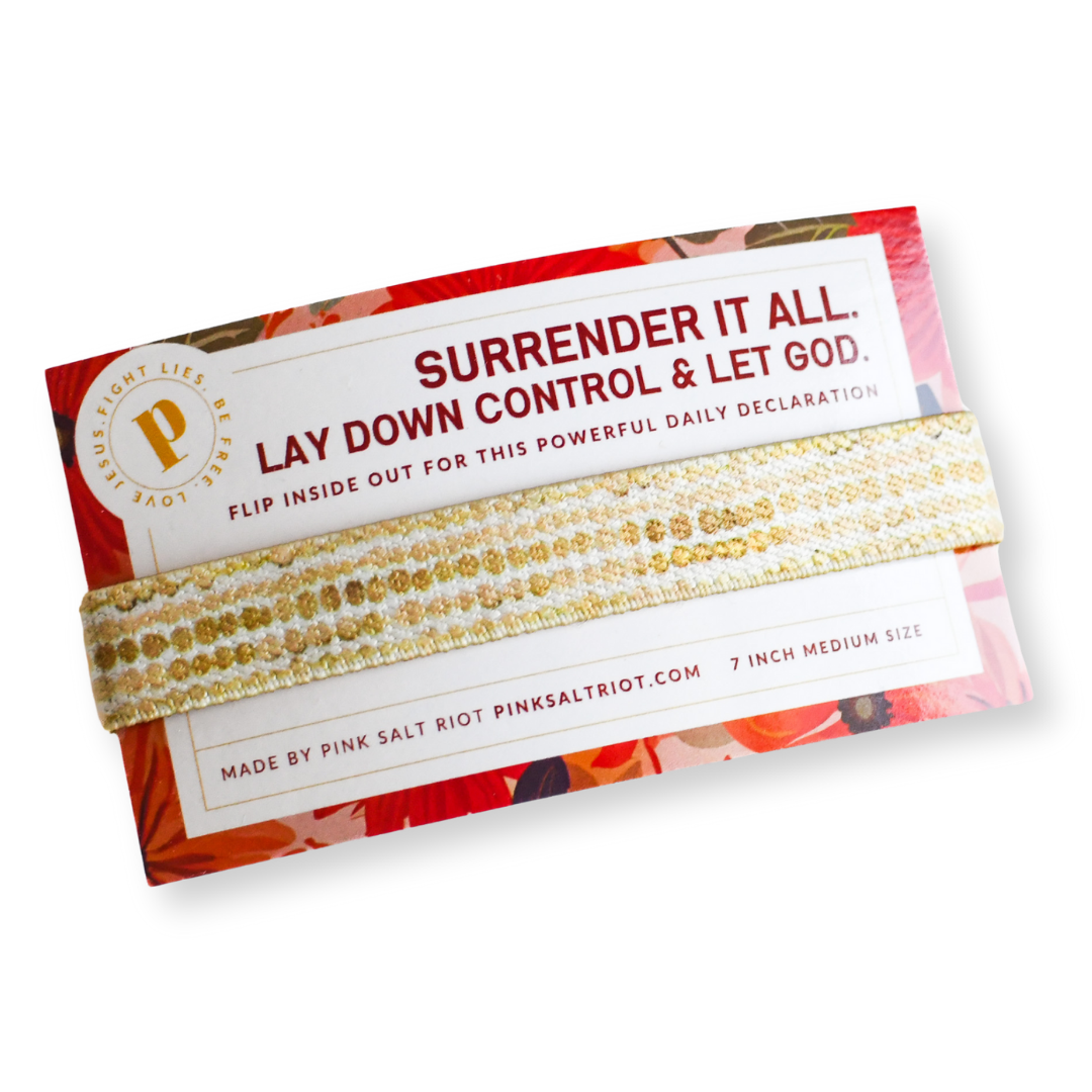Pink Salt Riot - Gold Surrender It All Medium Truthband
