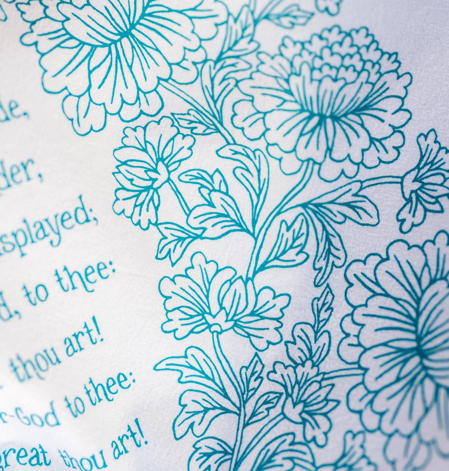 Little Things Studio - How Great Thou Art Hymn Tea Towel – 24"x20"