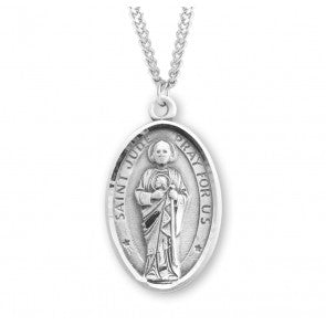 St Jude Sterling Silver Medal