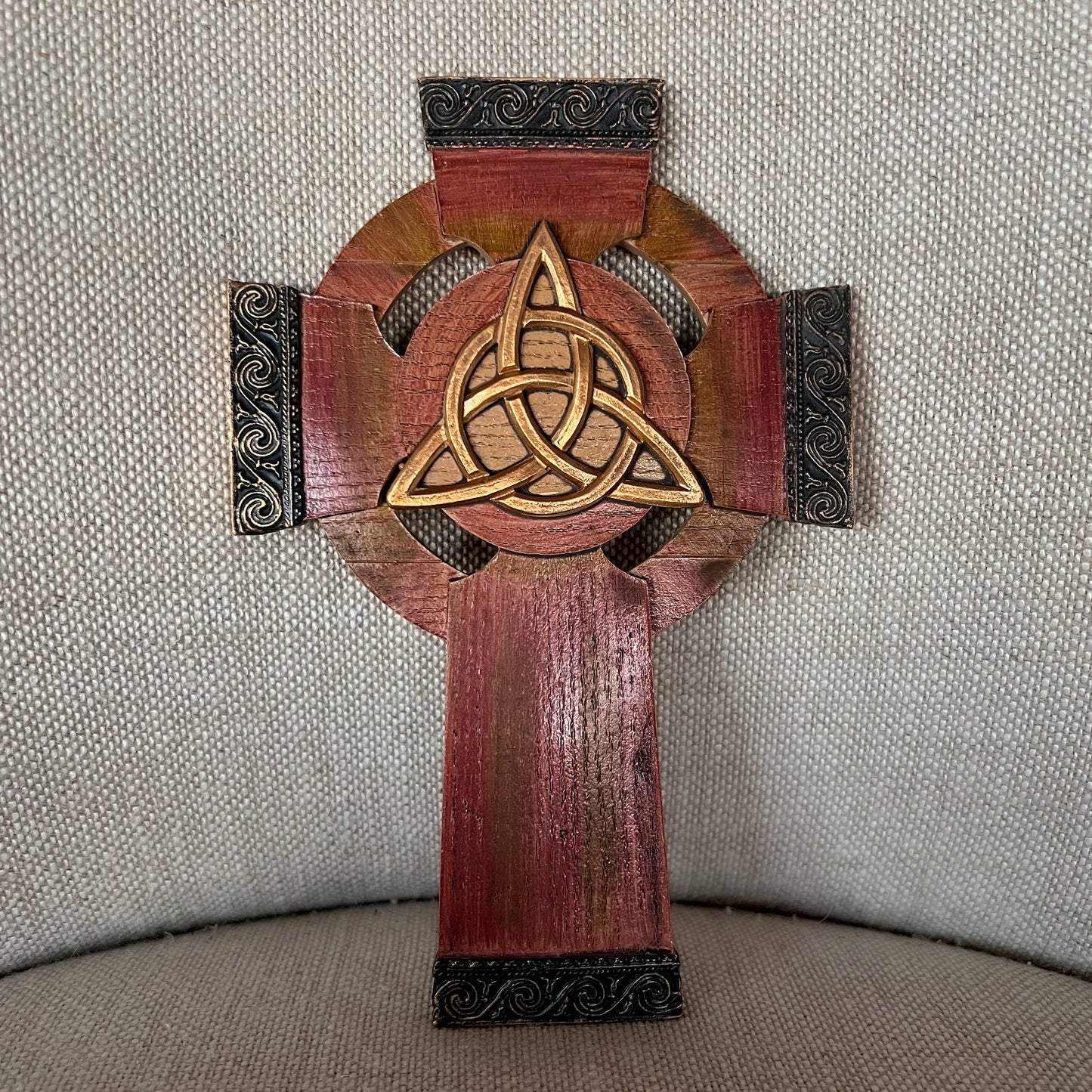 Abbey + CA Gift - Trinity Knot Wall Cross