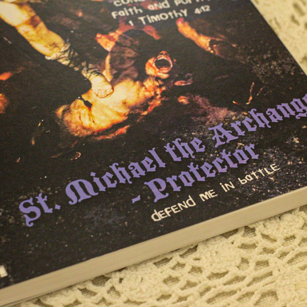 The Retro - a Full of Grace USA Company - Teen Chastity Boy: St. Michael the Archangel Writing Journal