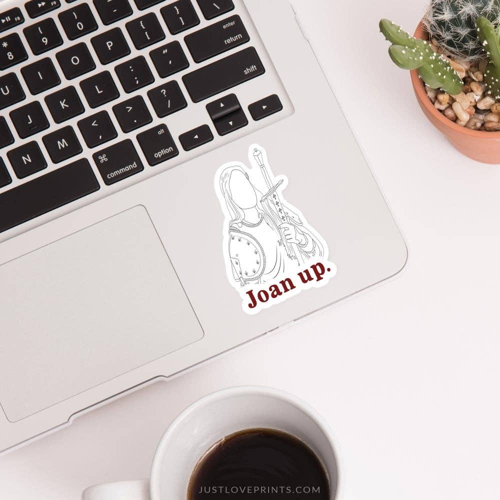 Just Love Prints - "Joan Up" Vinyl Sticker