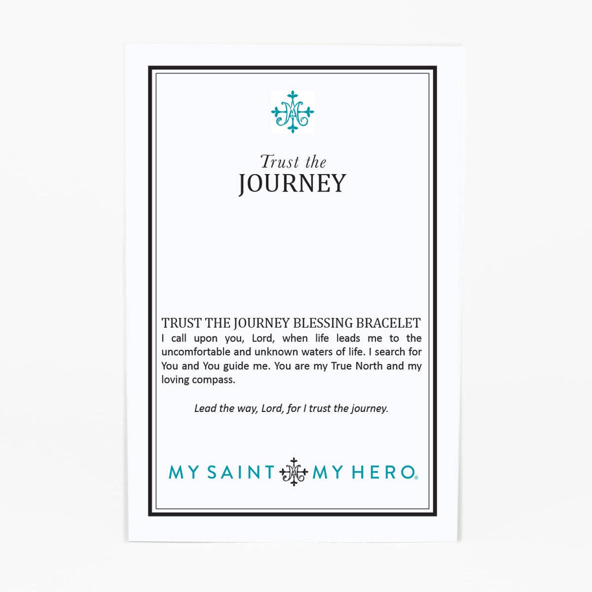 My Saint My Hero - Trust the Journey Blessing Bracelet