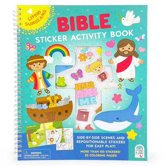 Cottage Door Press - Bible Sticker Jesus Interactive Activity Book
