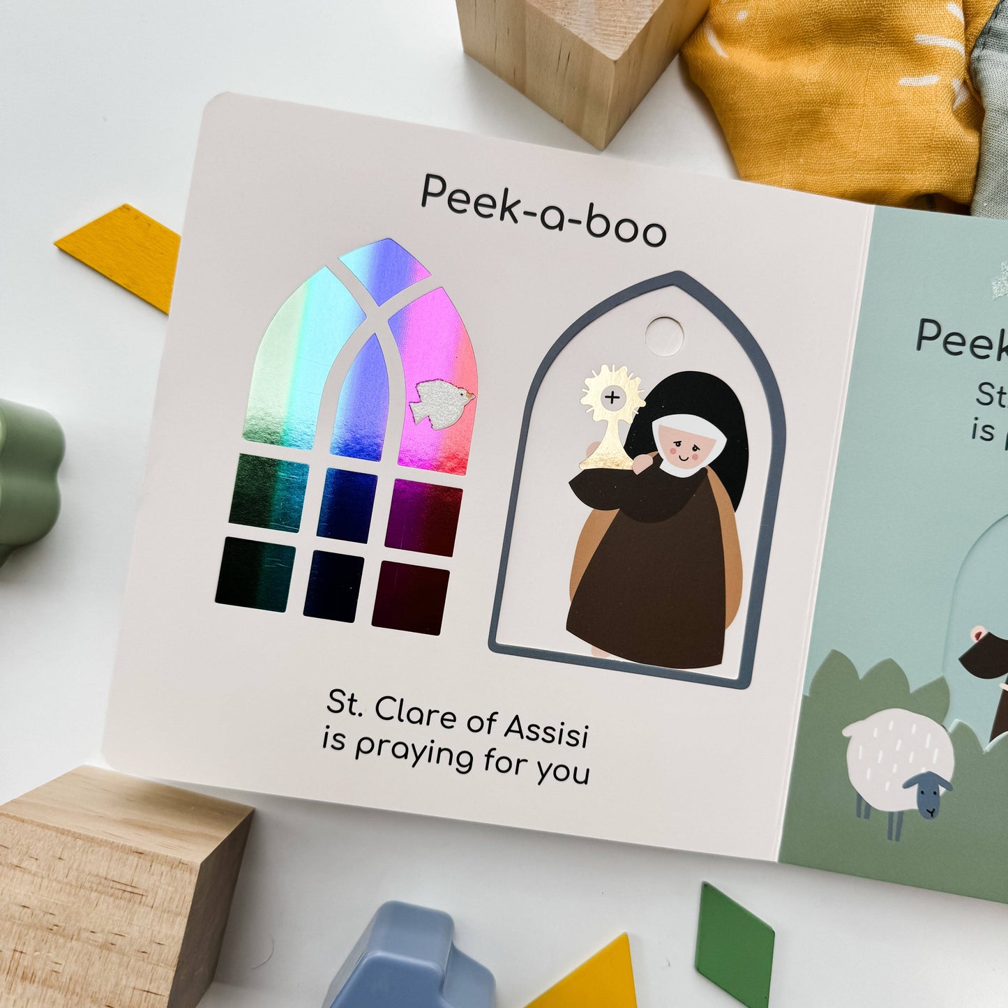 The Little Rose Shop - Peek-a-boo Saints Catholic Board Book
