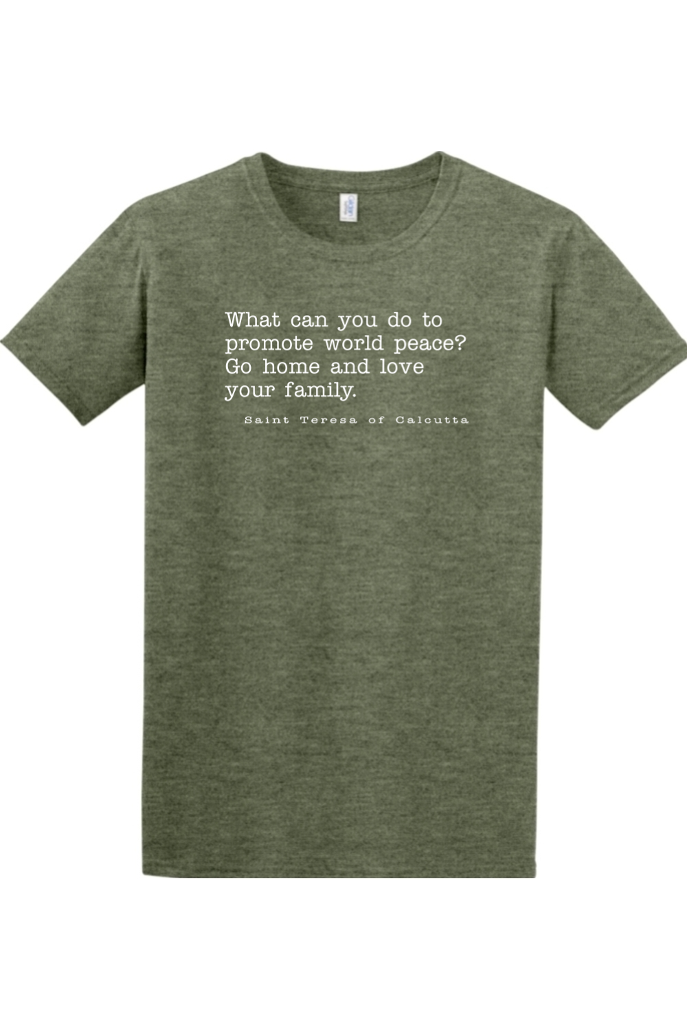 Sock Religious - Love Your Family - St. Teresa of Calcutta - T-shirt