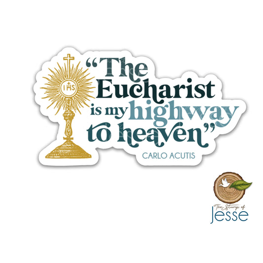 The Stump of Jesse - Carlo Acutis Sticker | Catholic Sticker