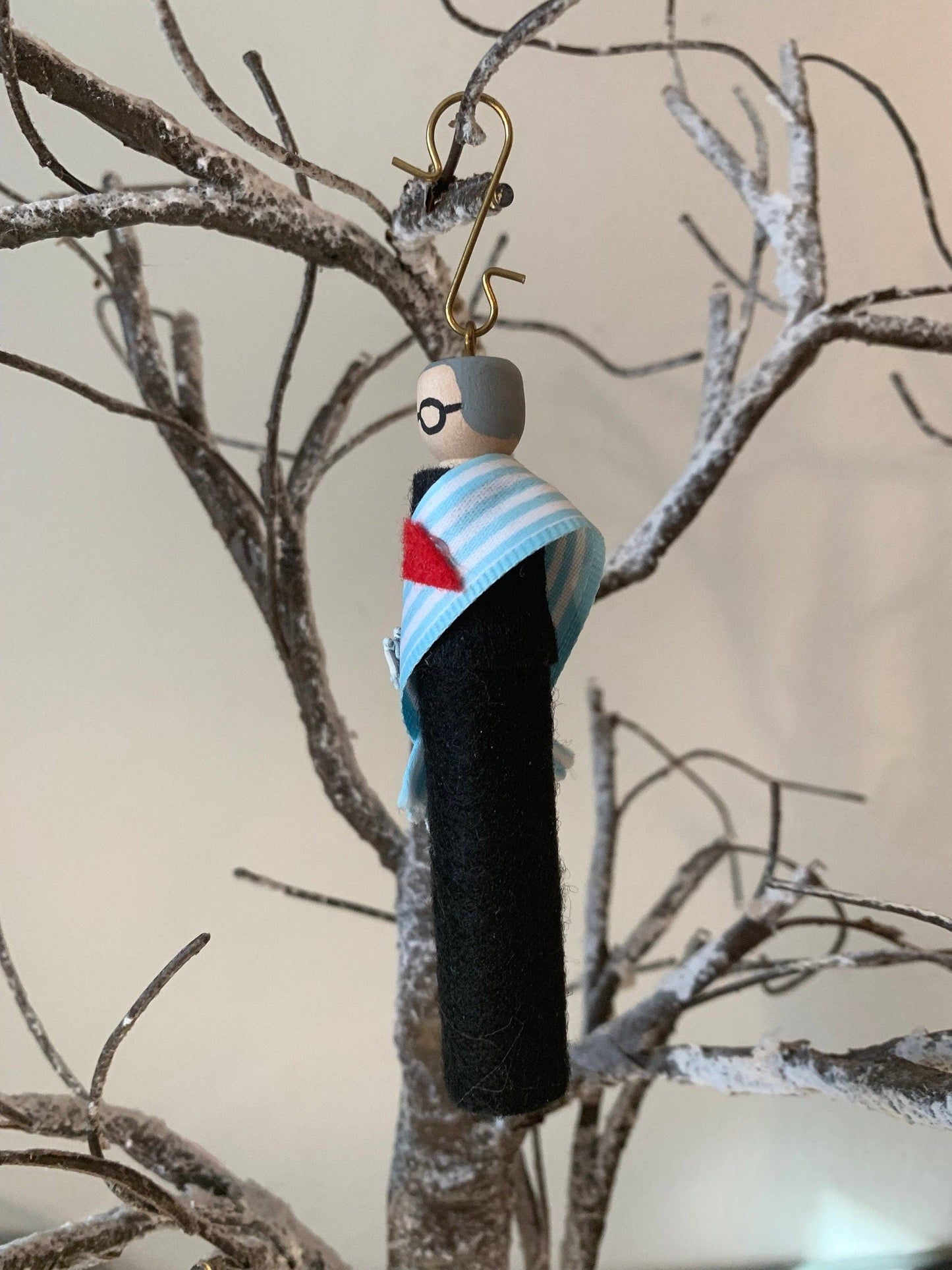 Our Saint Family - St. Maximillian Kolbe Wooden Doll Ornament