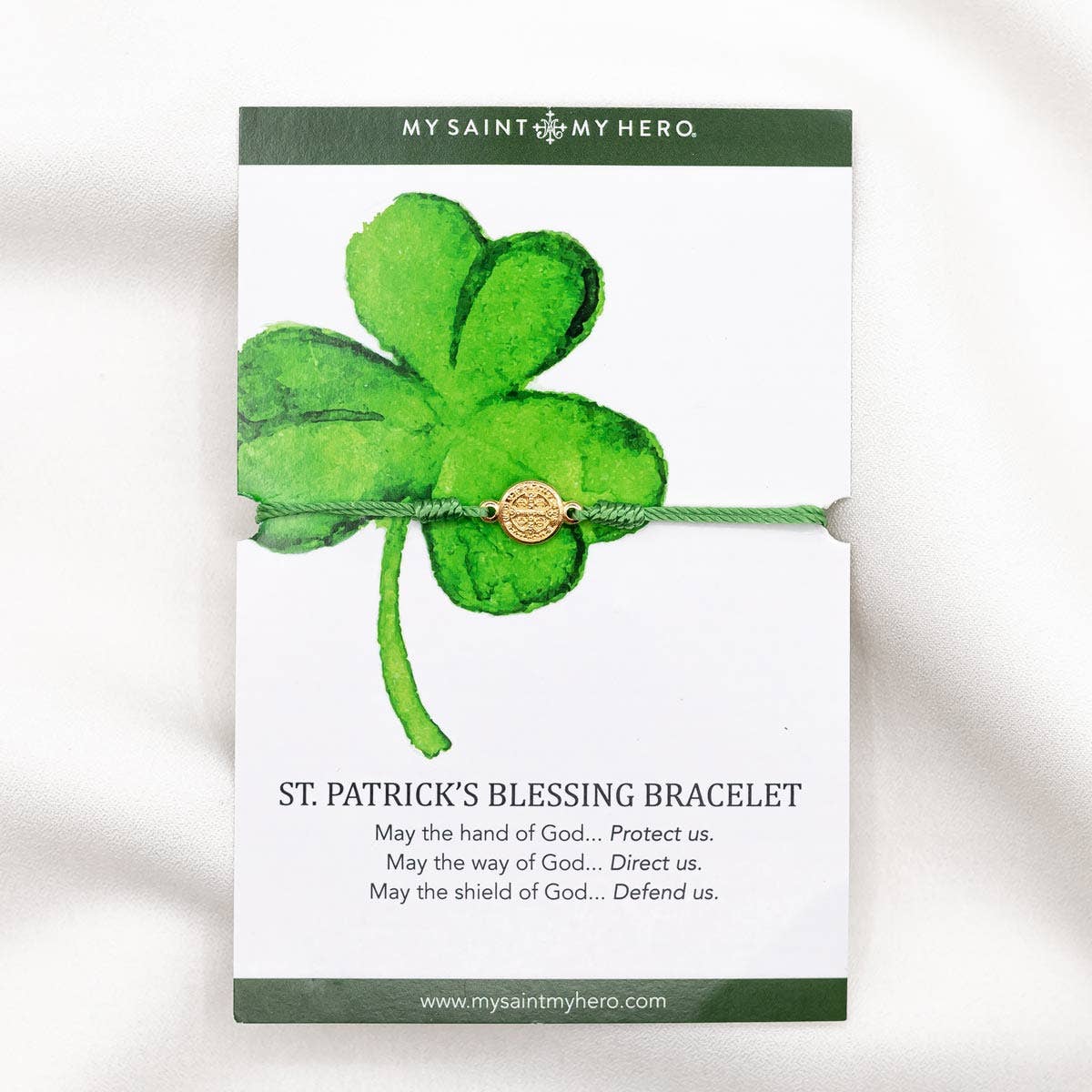 My Saint My Hero - St. Patrick's Breathe Blessing Bracelet
