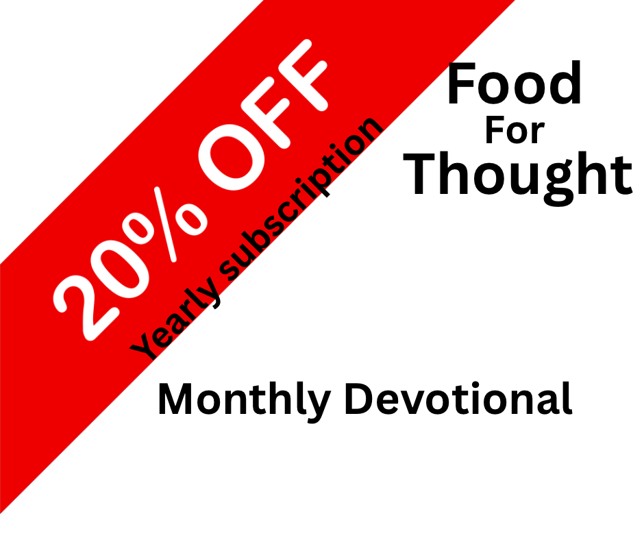 12 Month Subscription Food for Thought