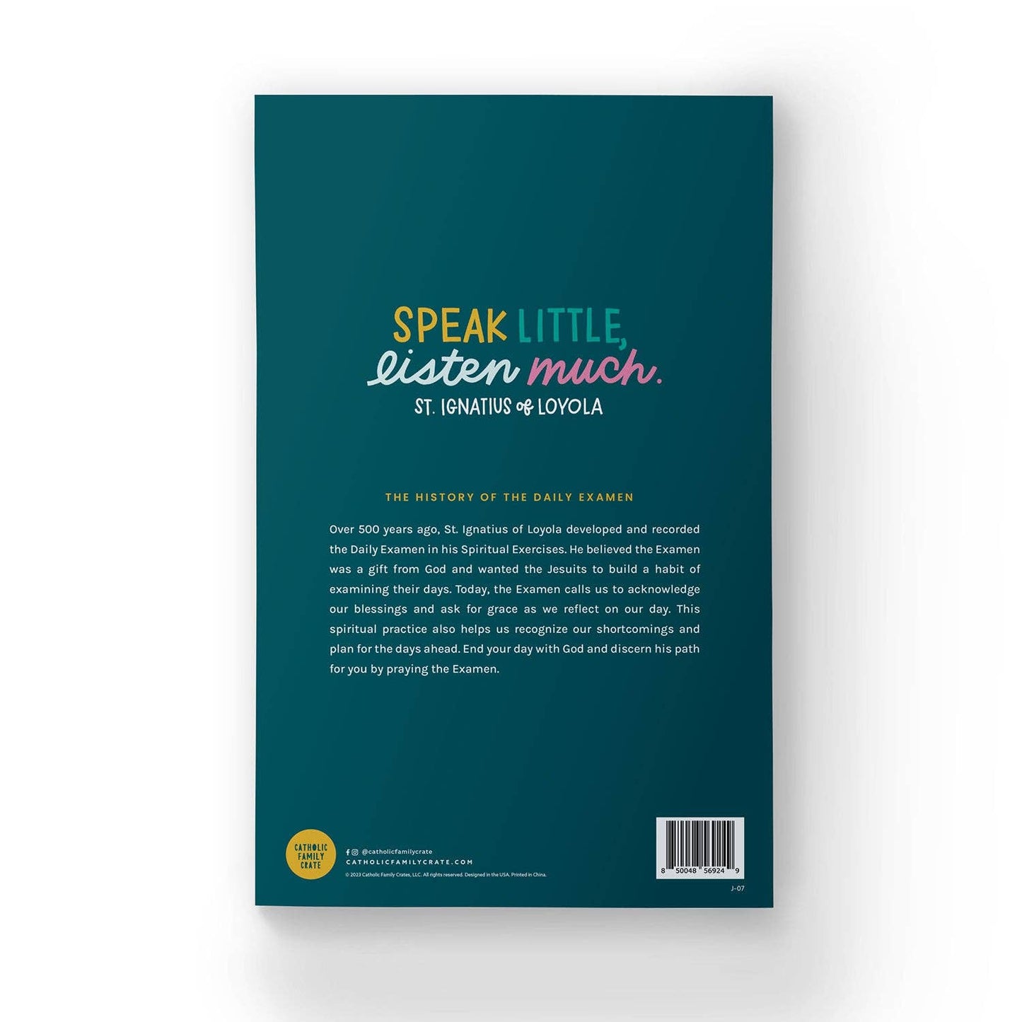 Catholic Family Crate® - Daily Examen Notepad (Advanced)