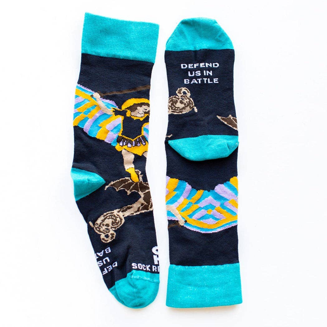 Sock Religious - St. Michael Adult Socks