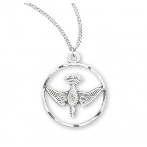Holy Spirit Open Circle necklace