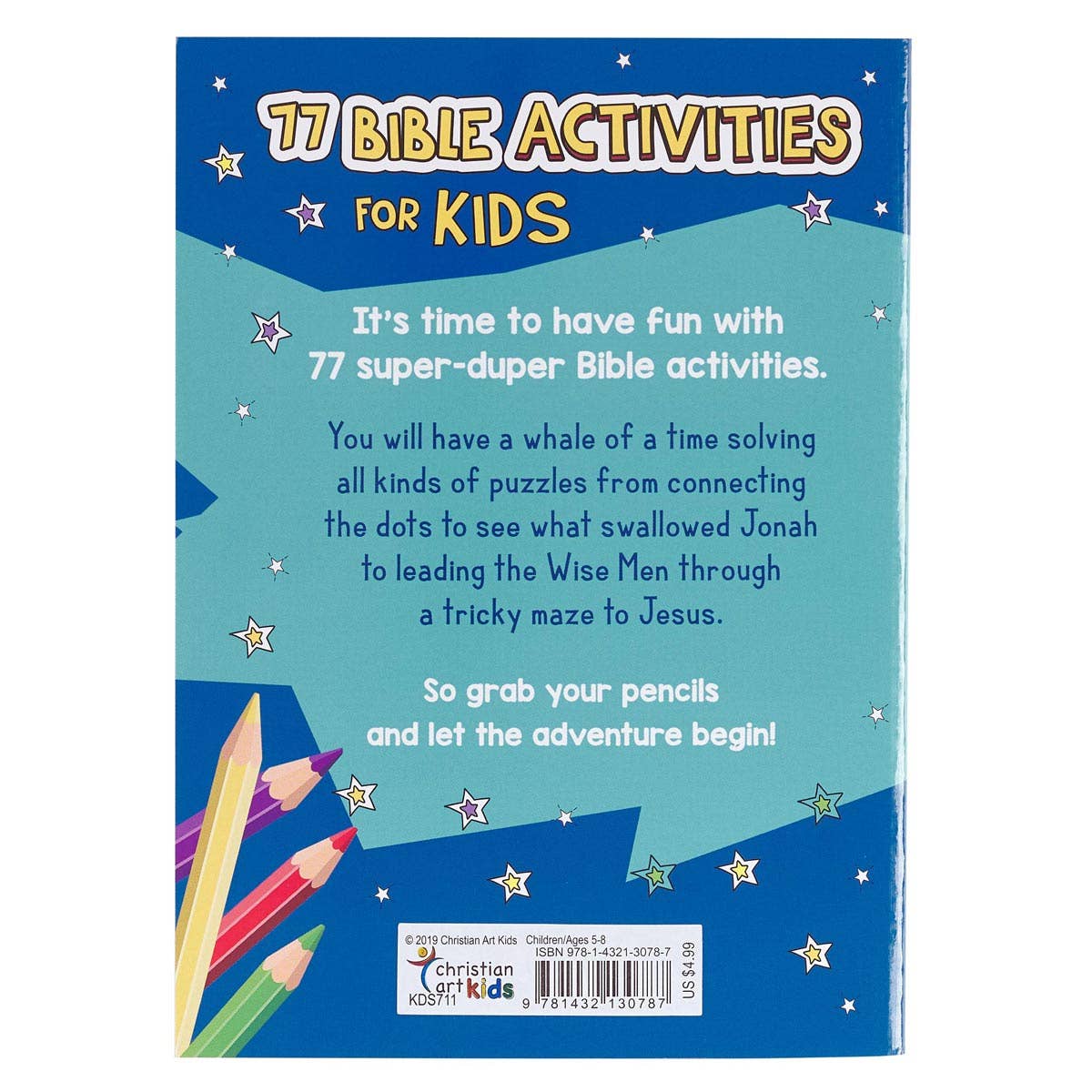 Christian Art Gifts - Kid Book 77 Bible Activities Softcover