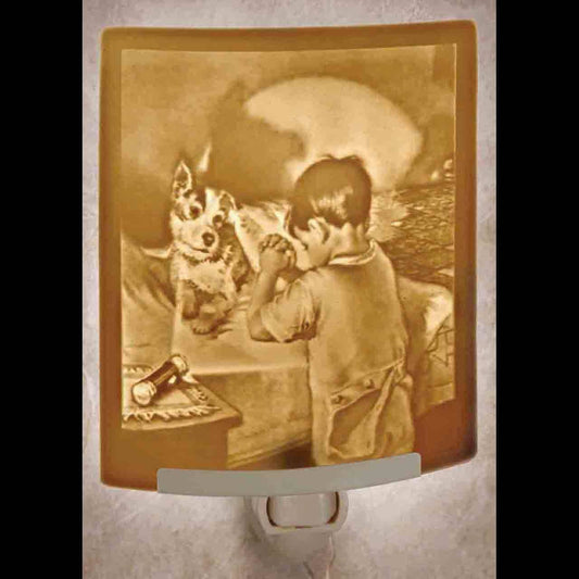 The Porcelain Garden Inc. - Bedtime Prayer Curved Night Light