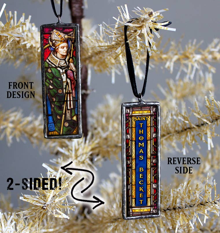 Homestyle Charlie - Religious Saint Thomas Becket Ornament Charm