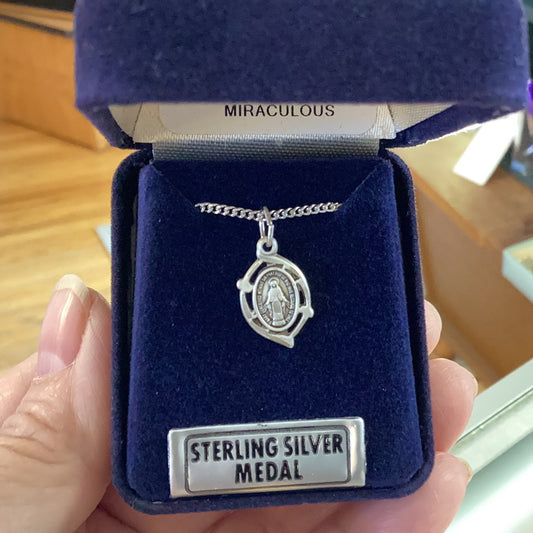 Sterling Silver Miraculous Medal