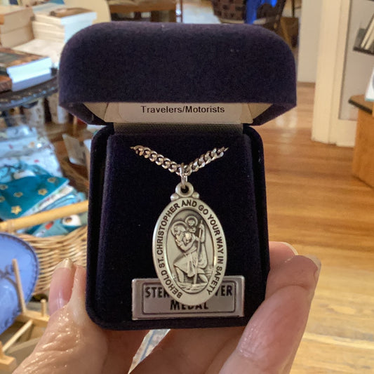St Christopher Medal, Oval