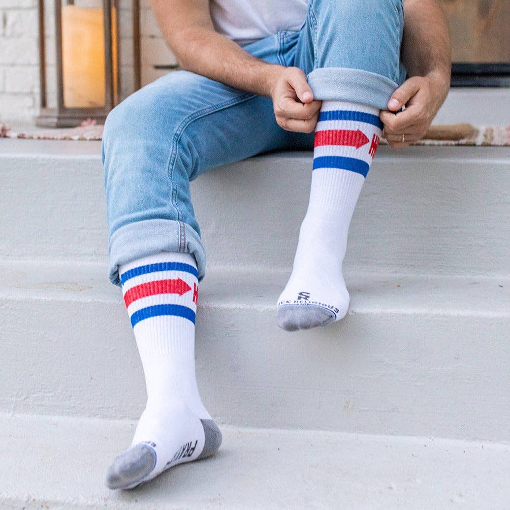 Sock Religious - St. Sebastian - Patron of Athletes Adult Socks