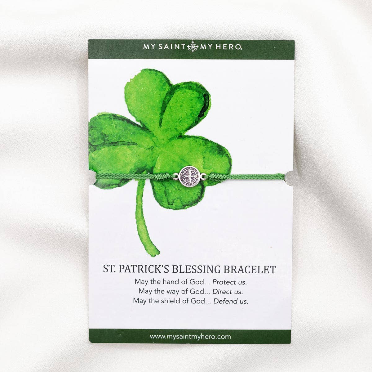My Saint My Hero - St. Patrick's Breathe Blessing Bracelet