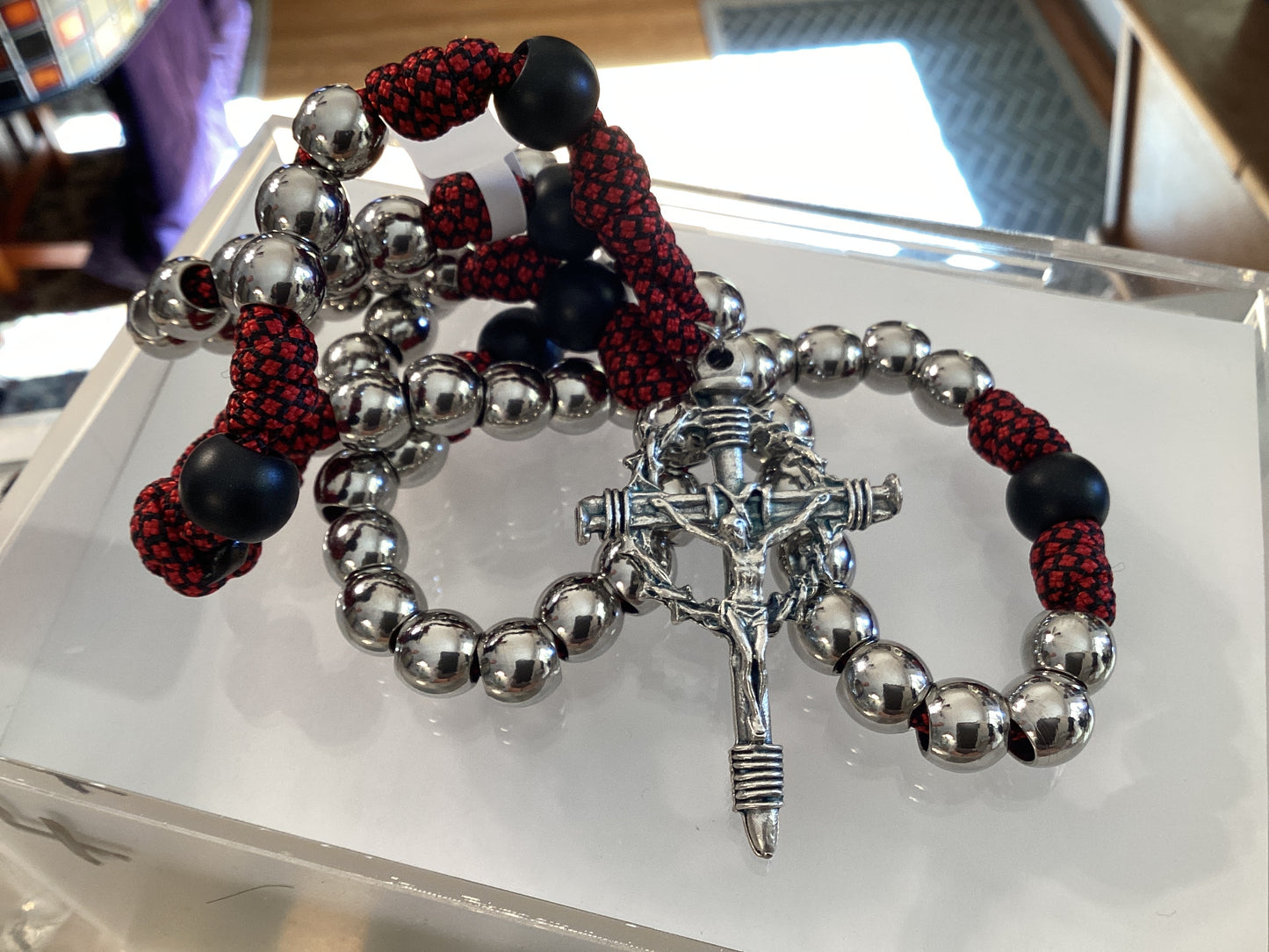 Our Lady’s Armory Heavy Medal Rosary