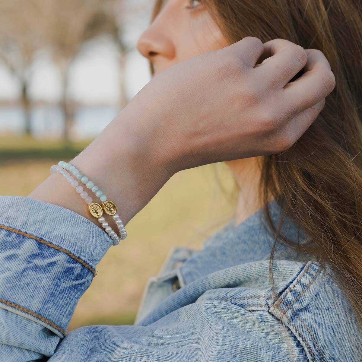My Saint My Hero - Mother Mary, Mother Me Blessing Bracelet - Gold