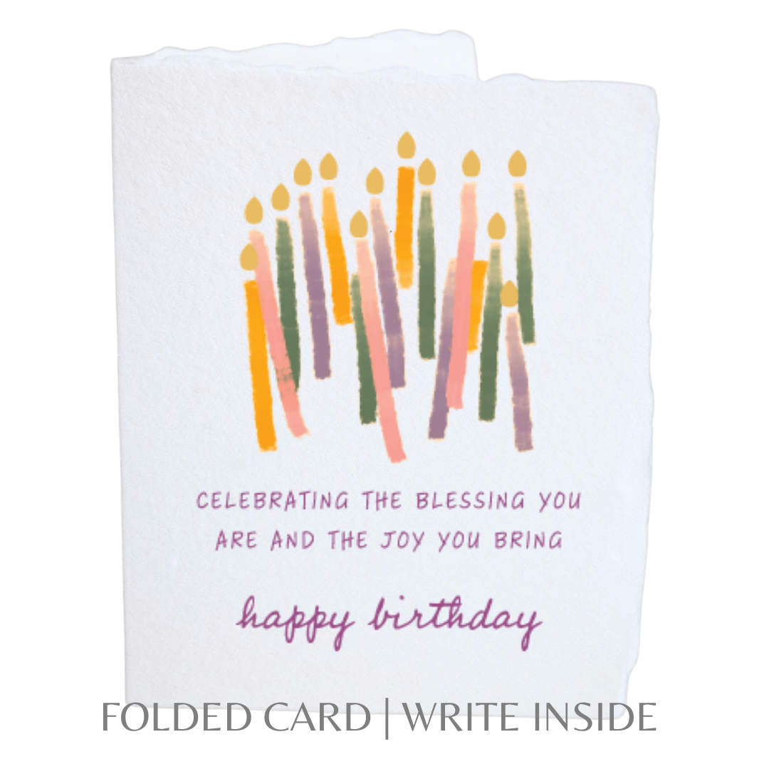 Paper Baristas - Blessing + Joy You Are |  Happy Birthday Greeting Card