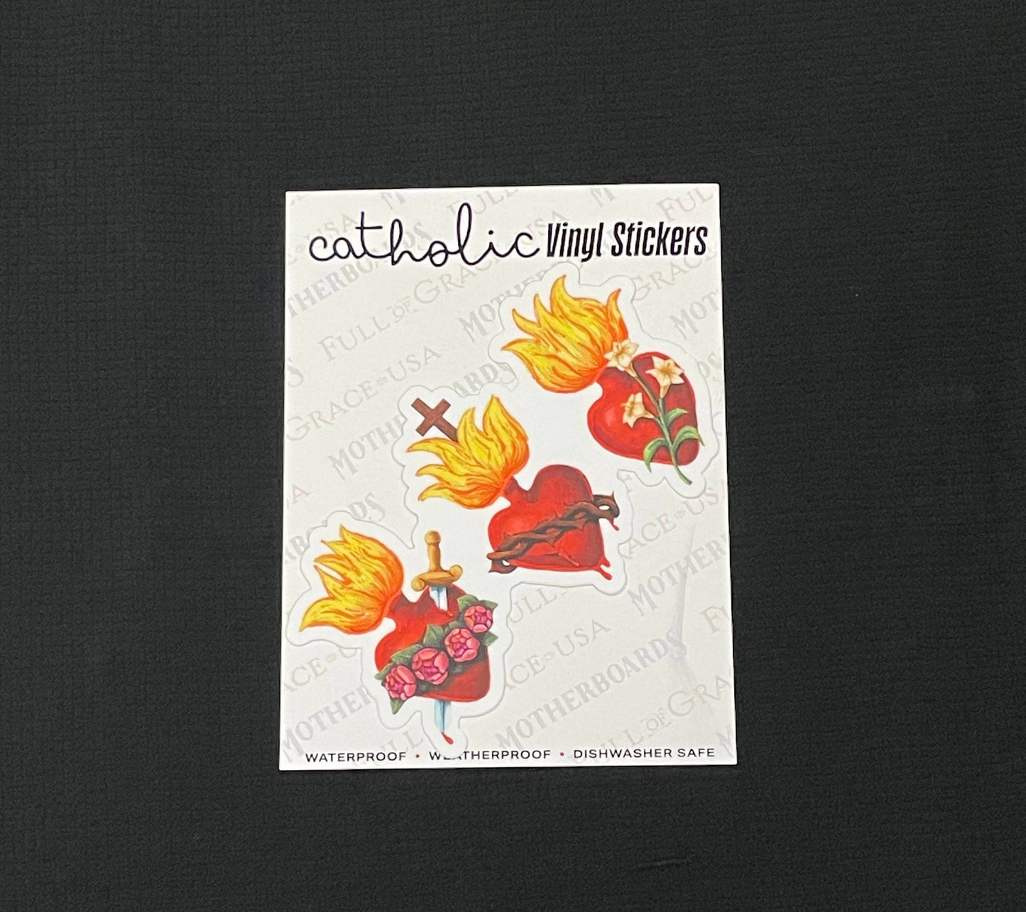 The Retro - a Full of Grace USA Company - Unifying Hearts Large Die-Cut Decal