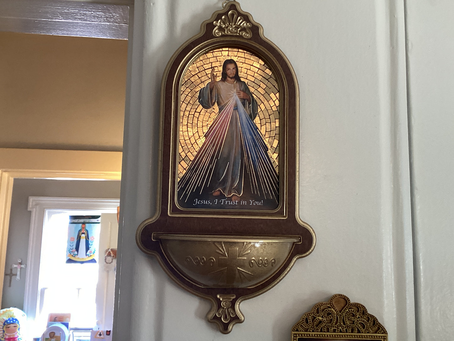 Sacred Heart Holy Water Font