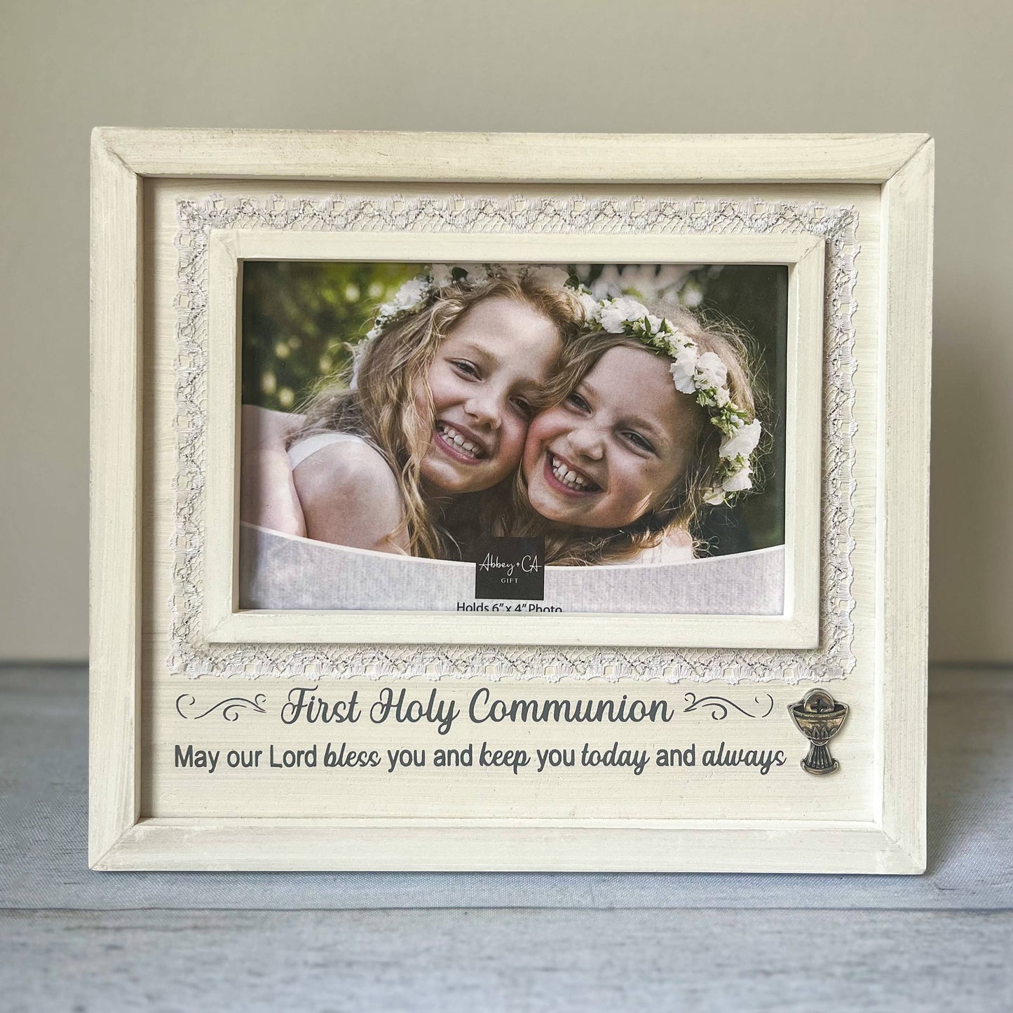 Abbey & CA Gift - Lace Detail Communion Frame