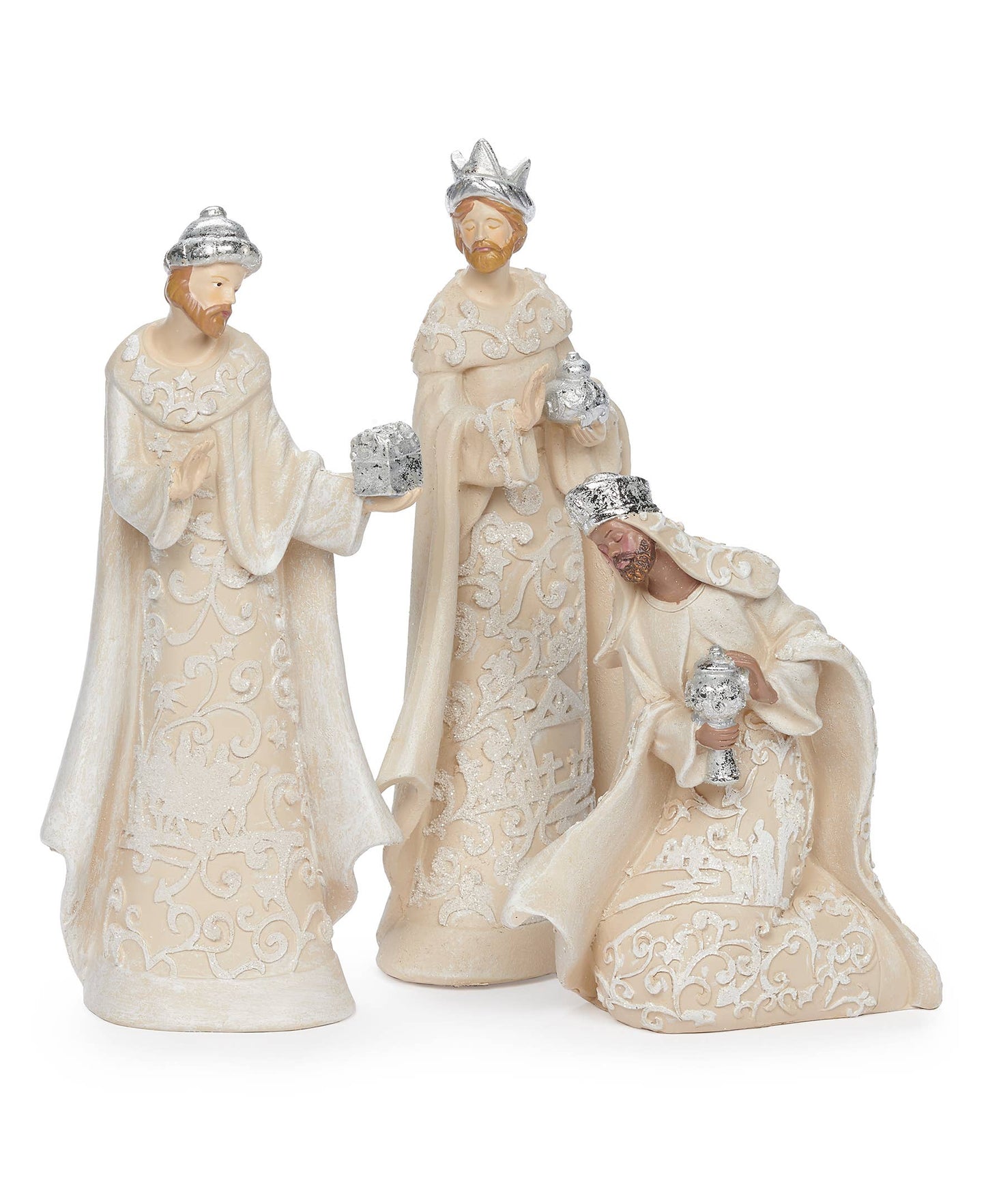 Roman - Nativity with Angel, Paper Cut Style; 7-piece Set