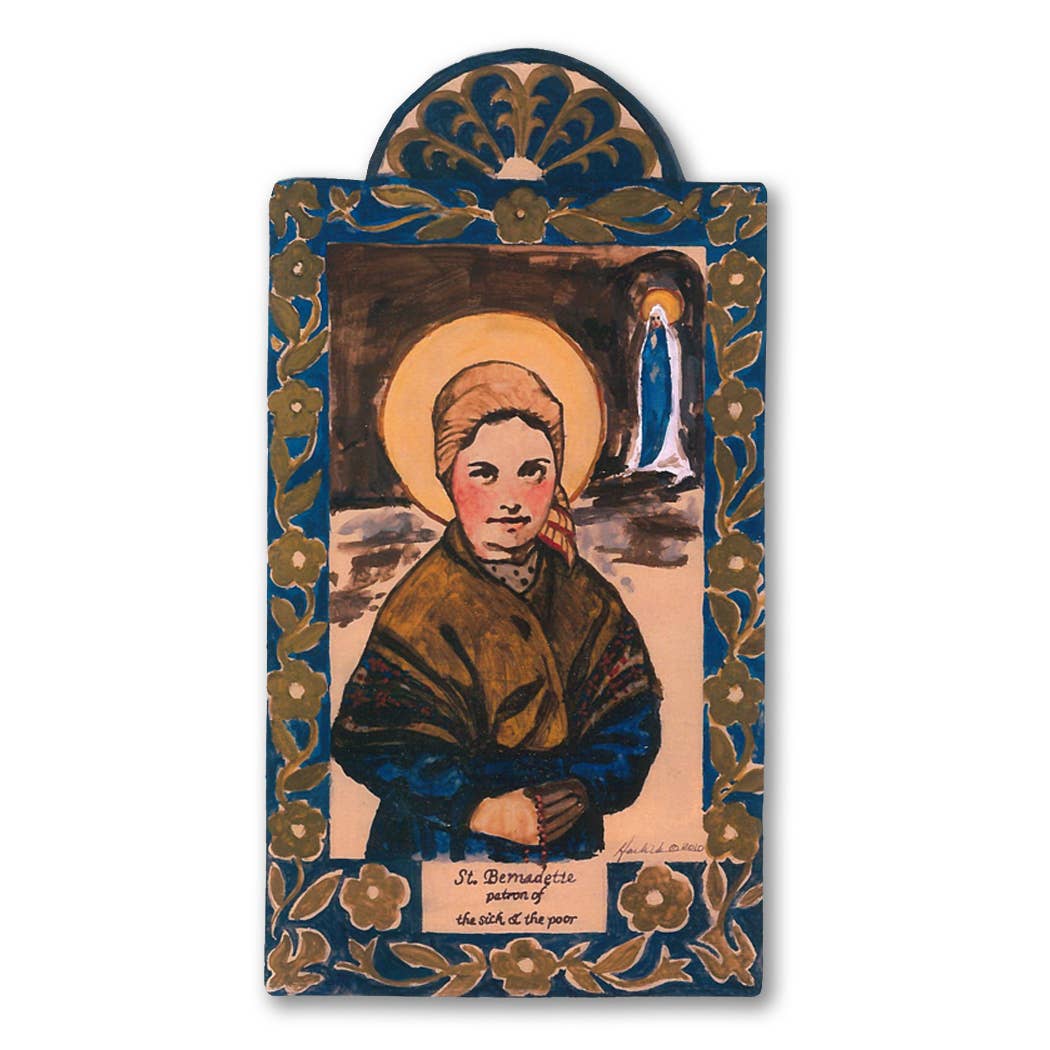 Retablos - St. Bernadette - For the Sick and Poor