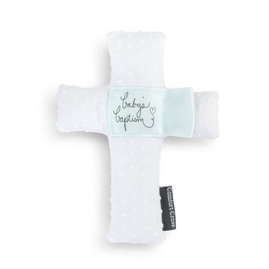 DEMDACO - Blue Baptism Comfort Cross - 5x6in