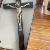 10” Black Crucifix