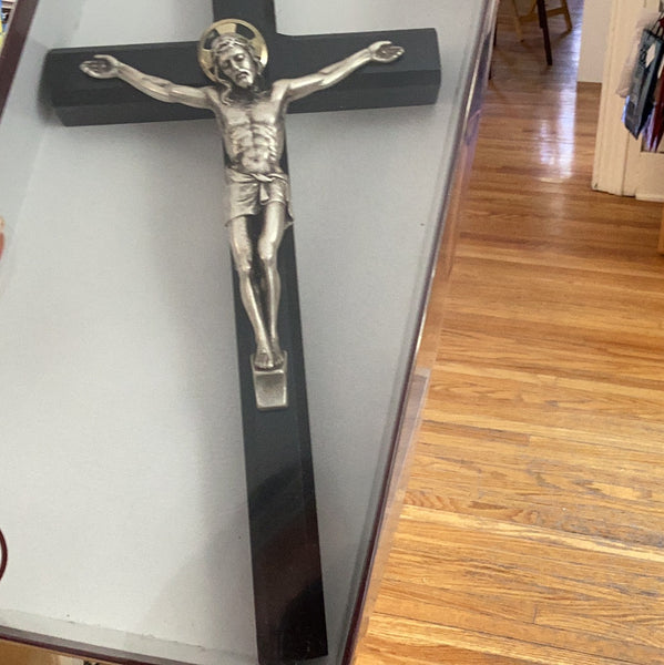 10” Black Crucifix