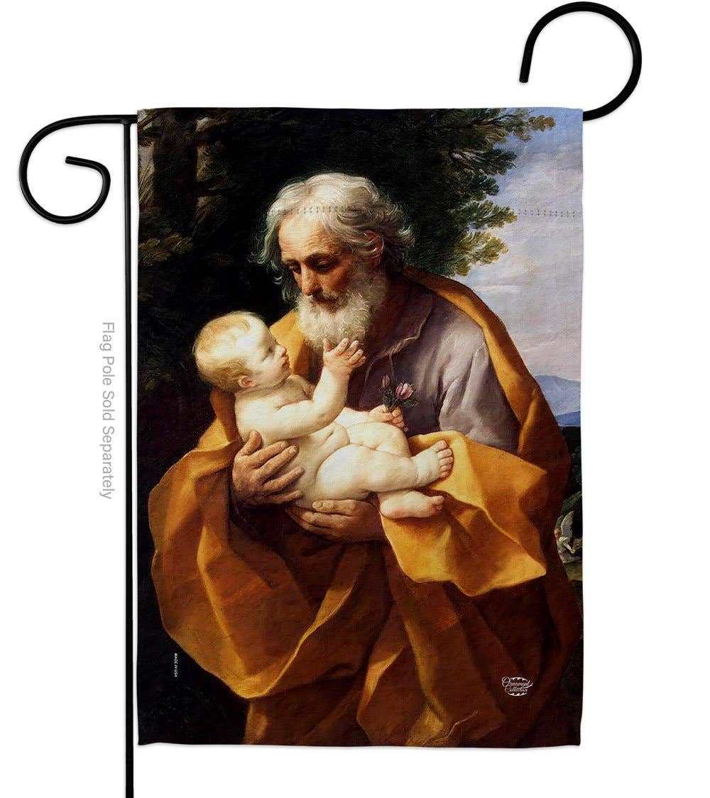 Two Group Flag Co - St. Joseph And Christ Child Religious Faith Decor Flag