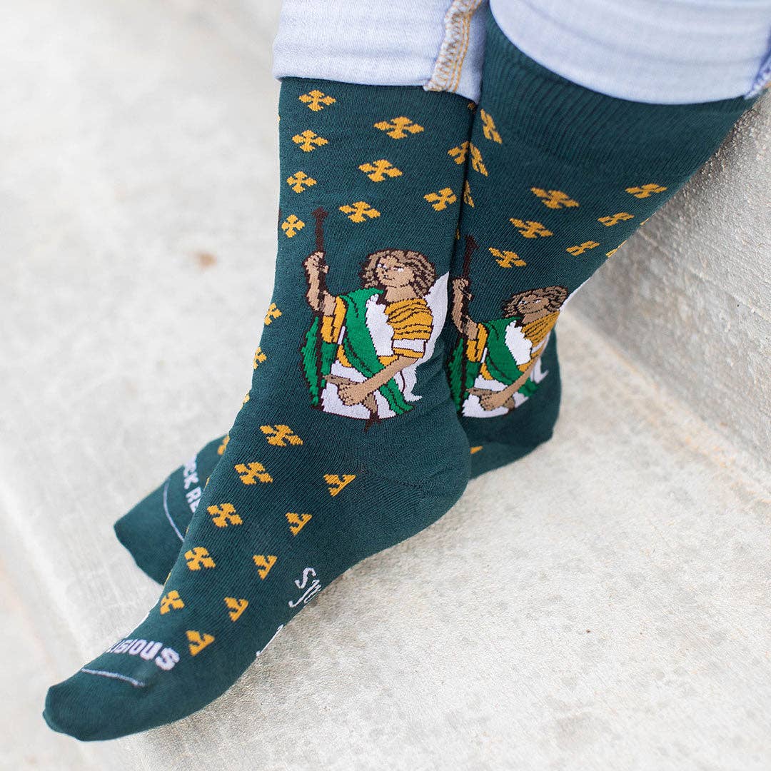 Sock Religious - St. Raphael Adult Socks