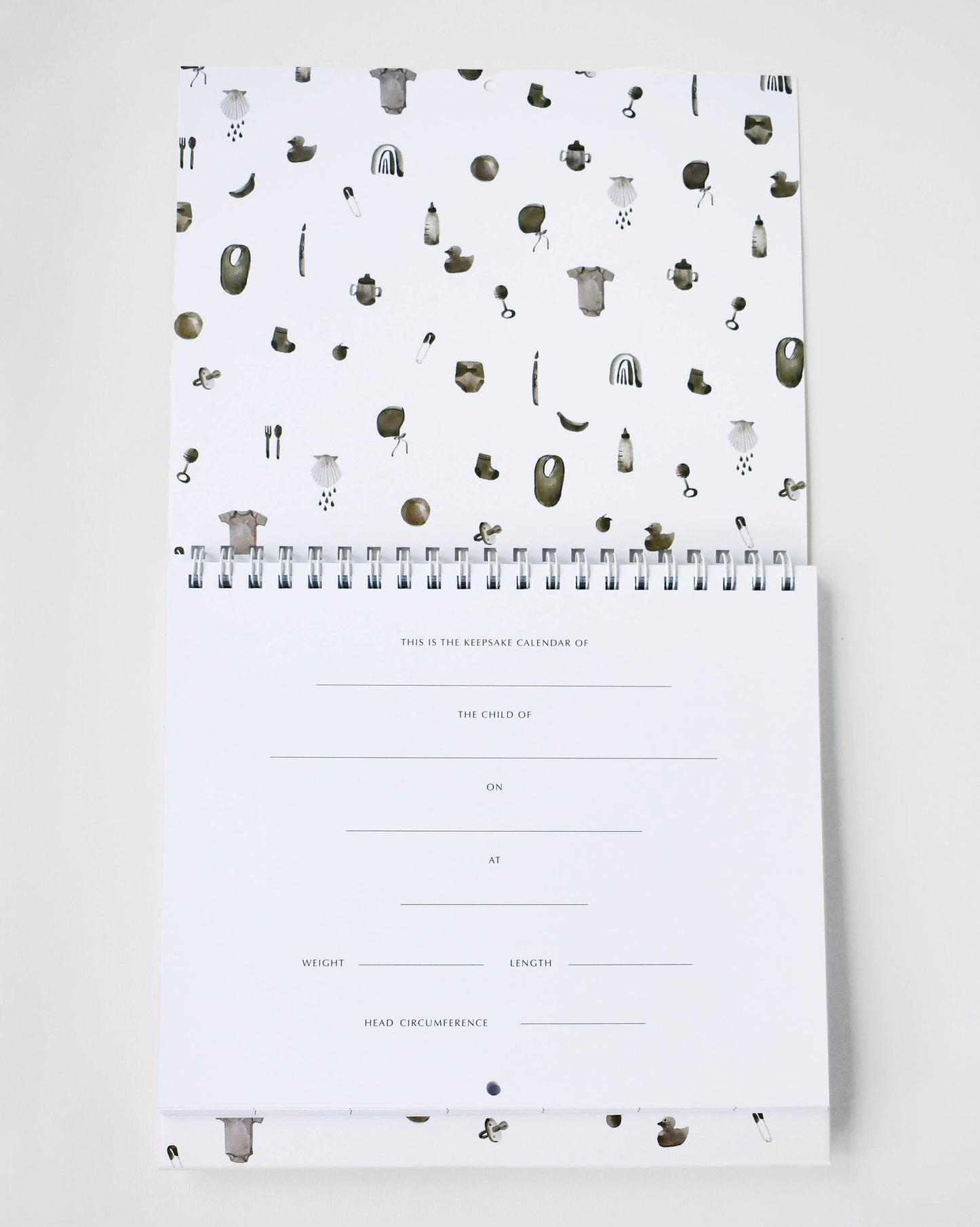 Be A Heart - Christian Baby Milestone Calendar | Gift | Keepsake Decor