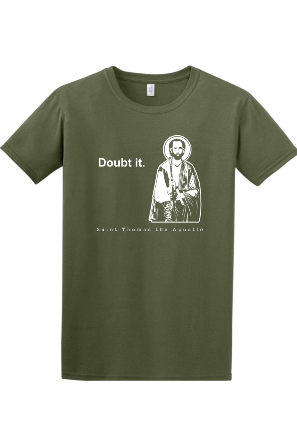 Sock Religious - Doubt it - St. Thomas the Apostle Adult T-Shirt