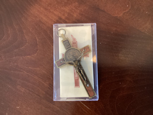 Bronze St Benedict Crucifix