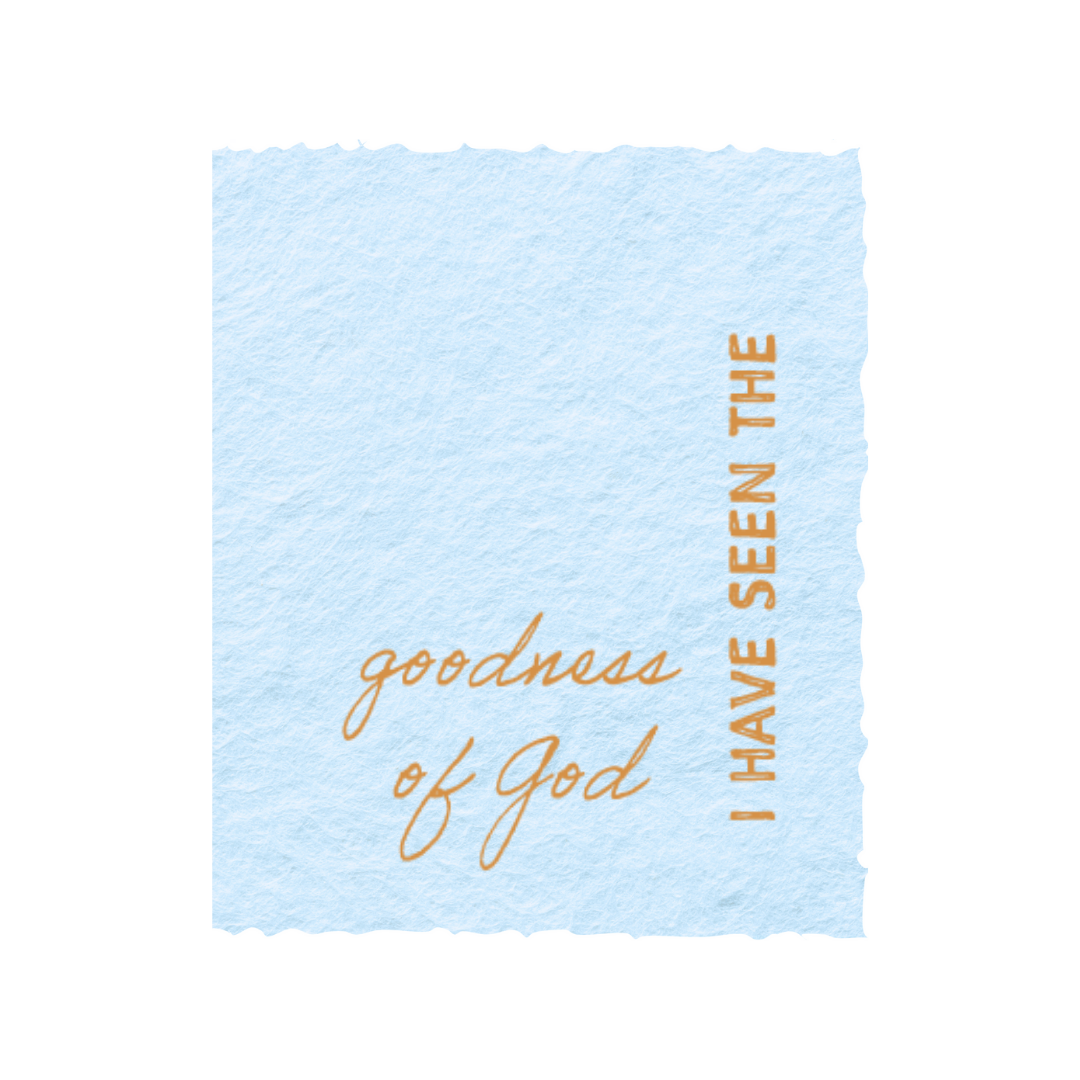 Paper Baristas - I Have Seen the Goodness of God | Christian Greeting Card