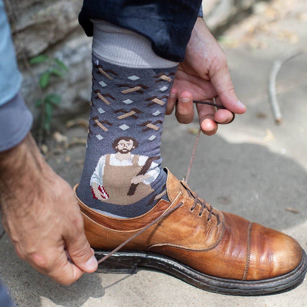 Sock Religious - St. Joseph the Worker Adult Socks