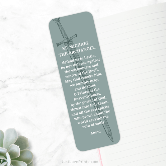 St. Michael Prayer Bookmark