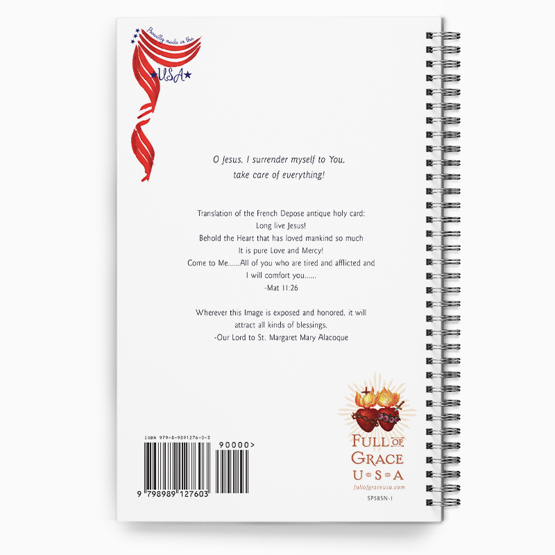 The Retro - a Full of Grace USA Company - Surrender Novena Journal - NEW