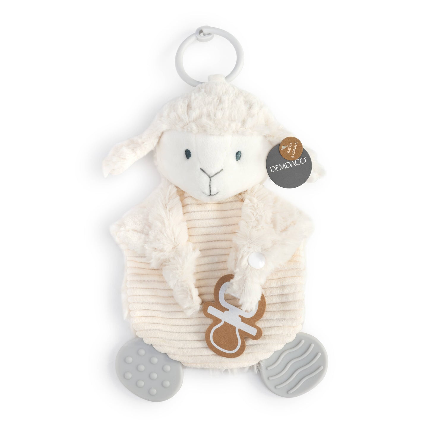 DEMDACO - Lamb Teether Buddy