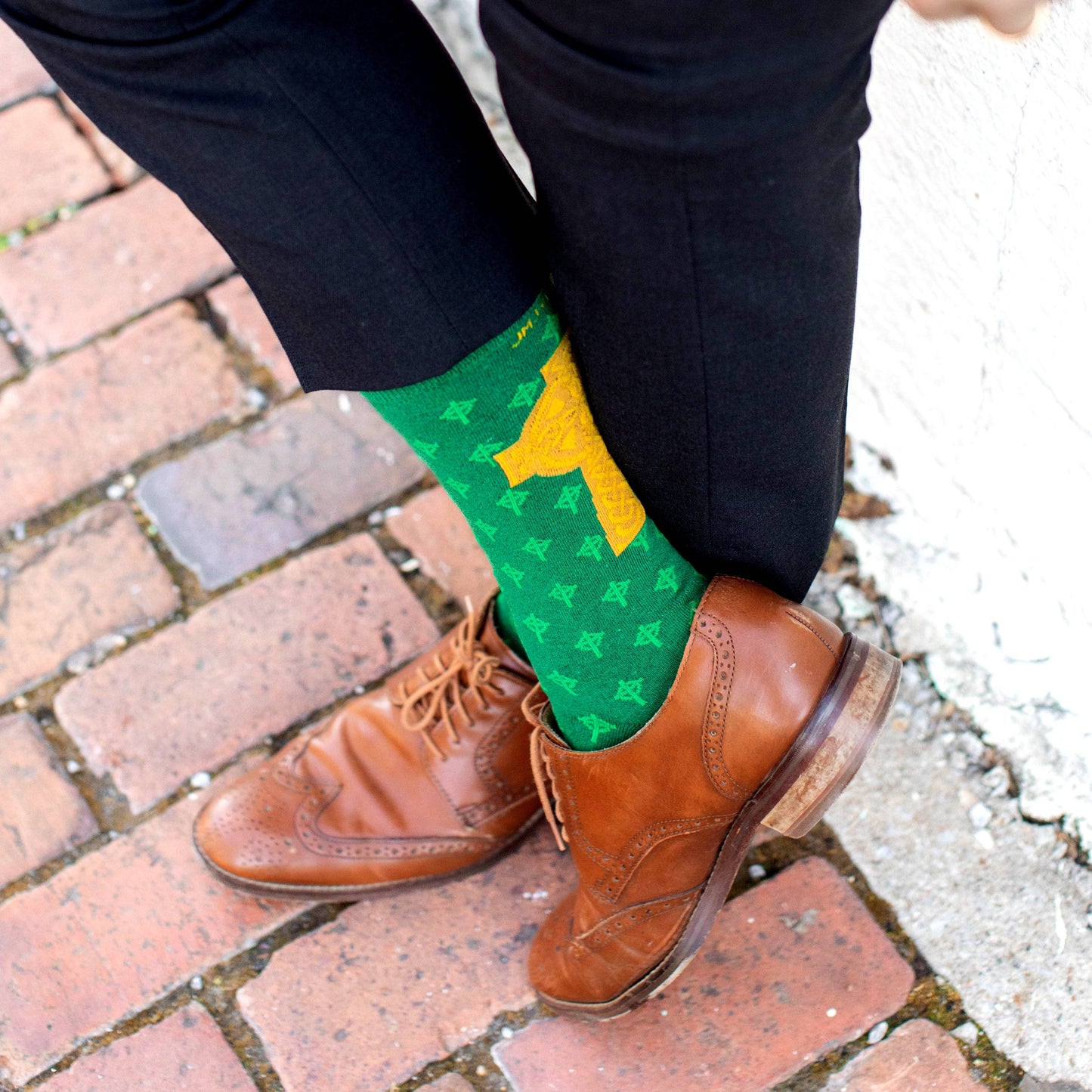 Sock Religious - St. Patrick - High Cross Adult Socks