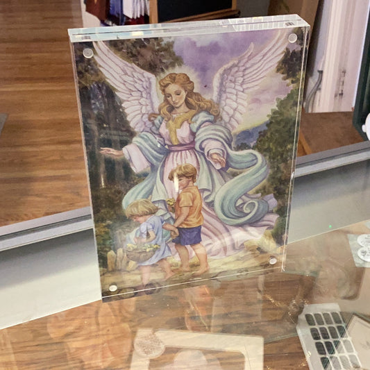 Guardian Angel in Block frame