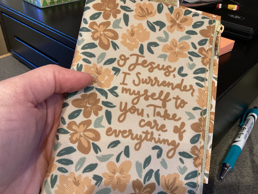 The Little Rose Shop - Catholic Bible/Planner Pouch